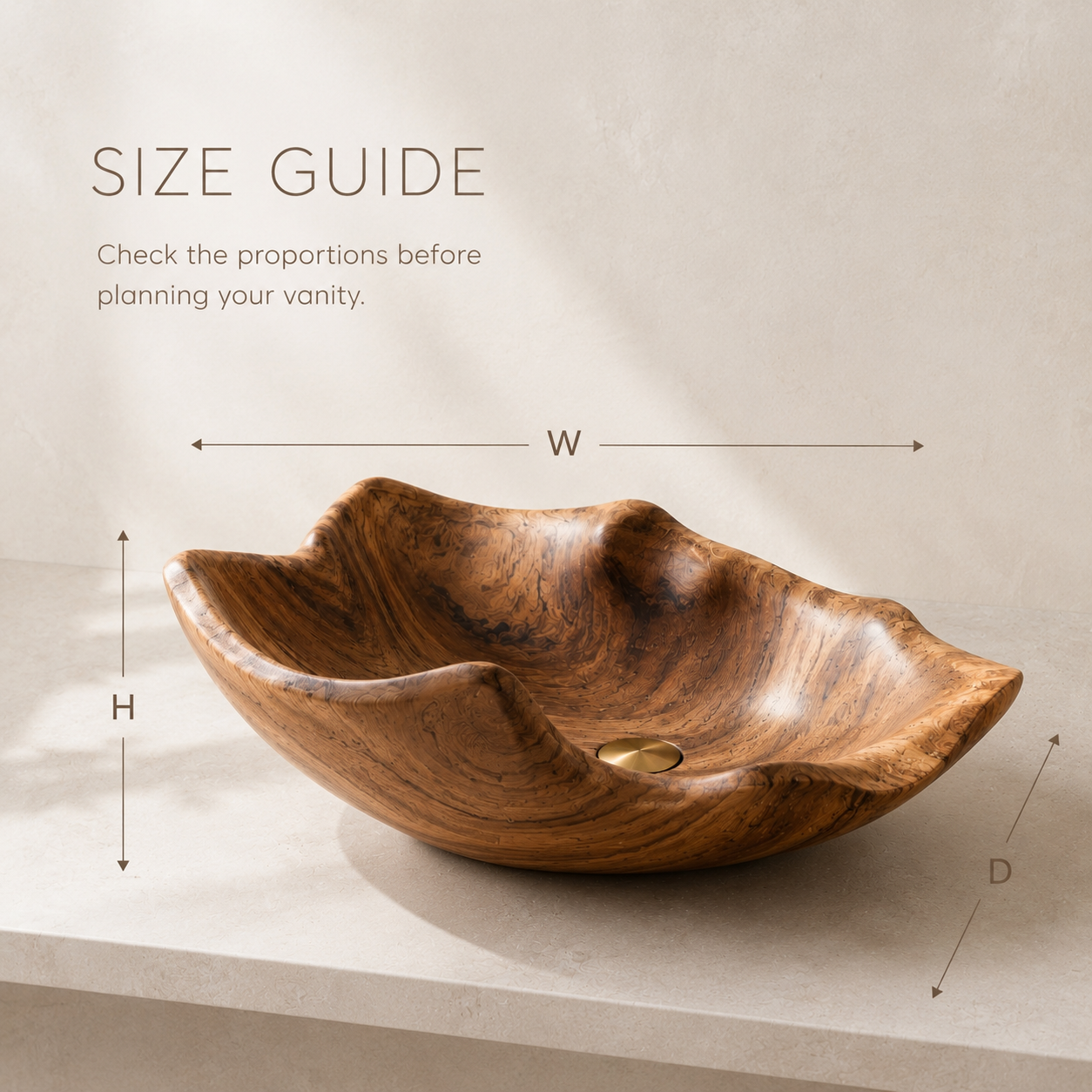 Arden Natural Stone Vessel Sink - Design 121 - product image 05