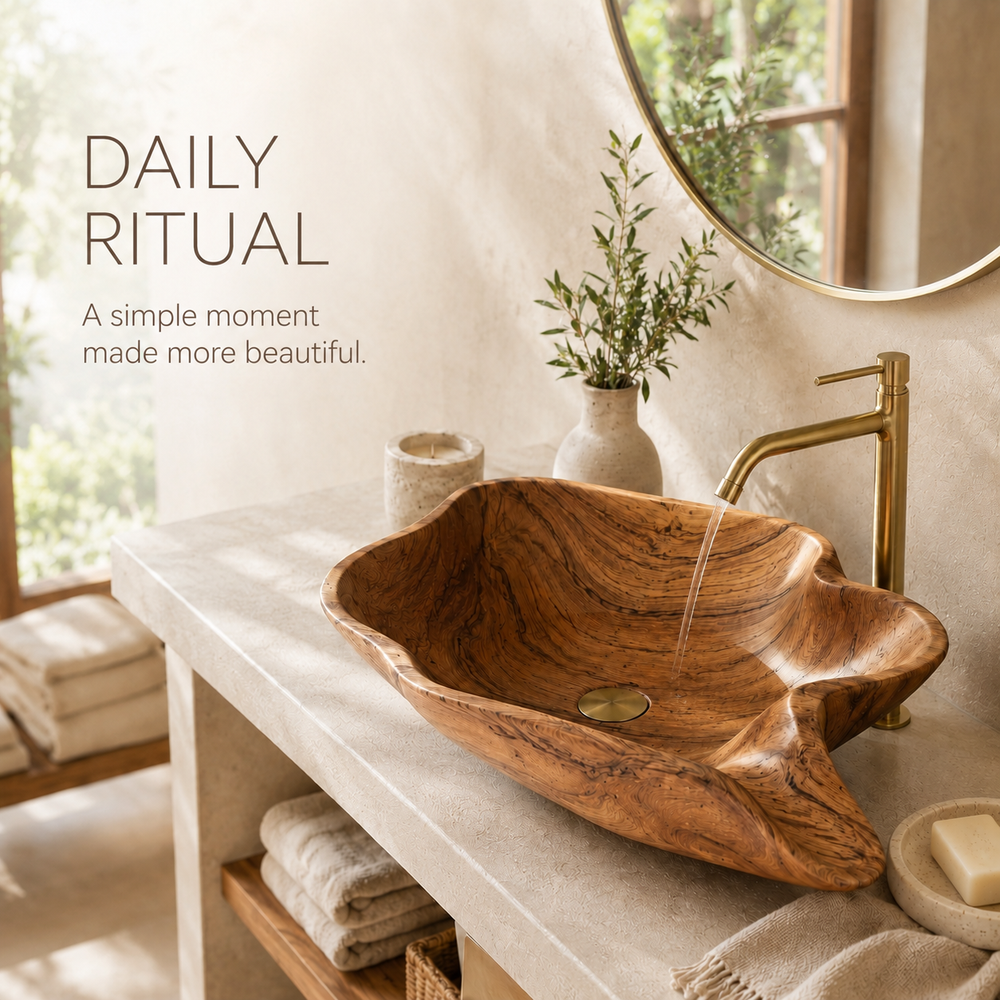 Mira Sculptural Bathroom Vessel Sink - Design 122 - product image 08