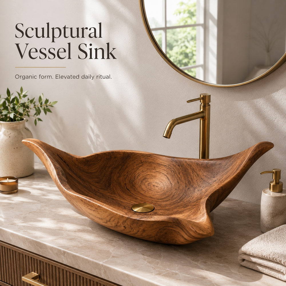 Soren Stone Vanity Vessel Sink - Design 124 - product image 02