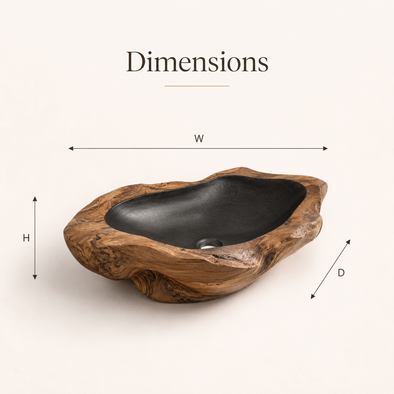 Elara Rounded Bathroom Sink - Design 125 - product image 02