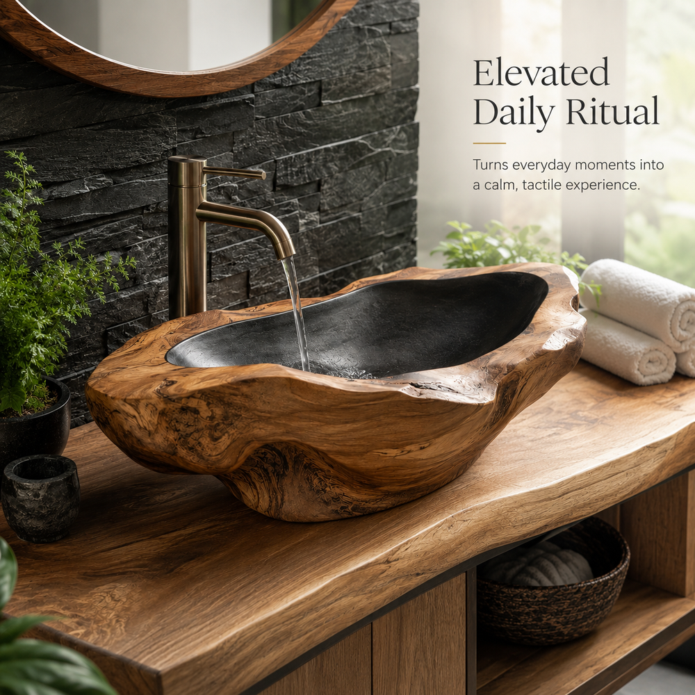 Elara Rounded Bathroom Sink - Design 125 - product image 04