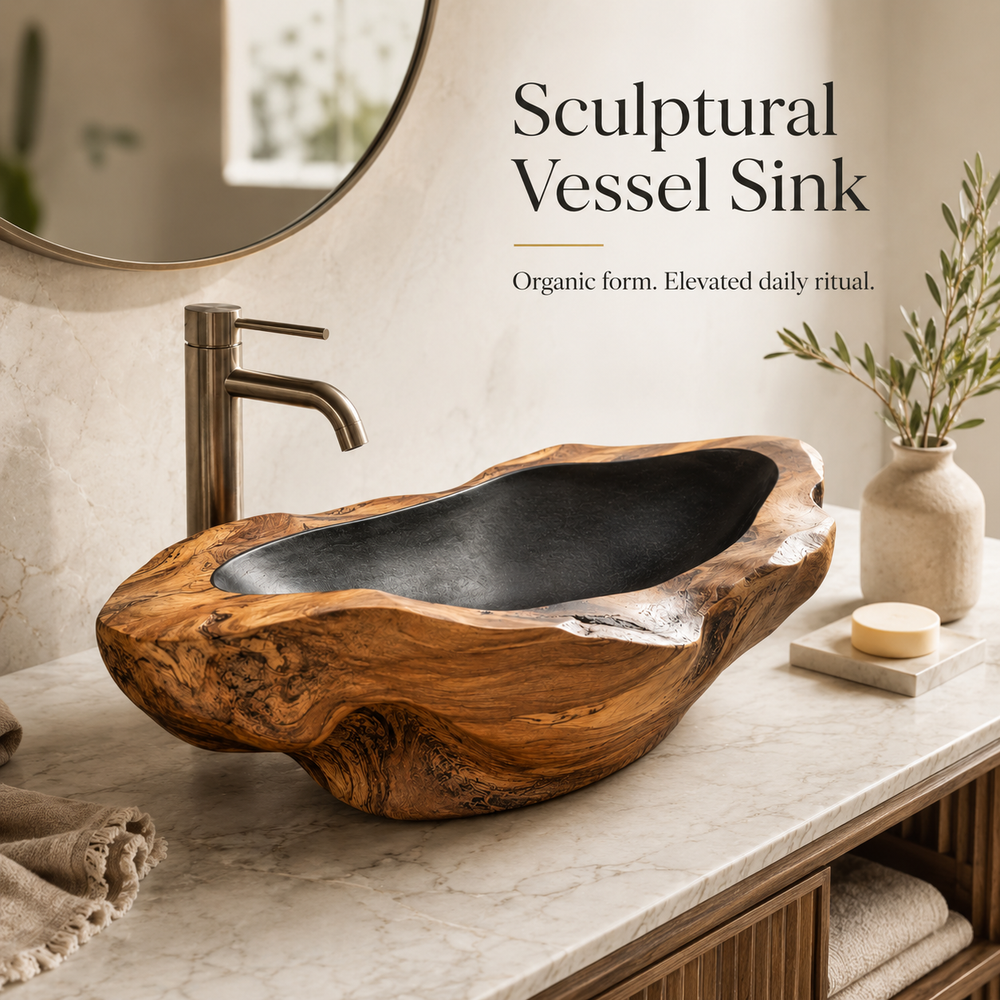 Elara Rounded Bathroom Sink - Design 125 - product image 06