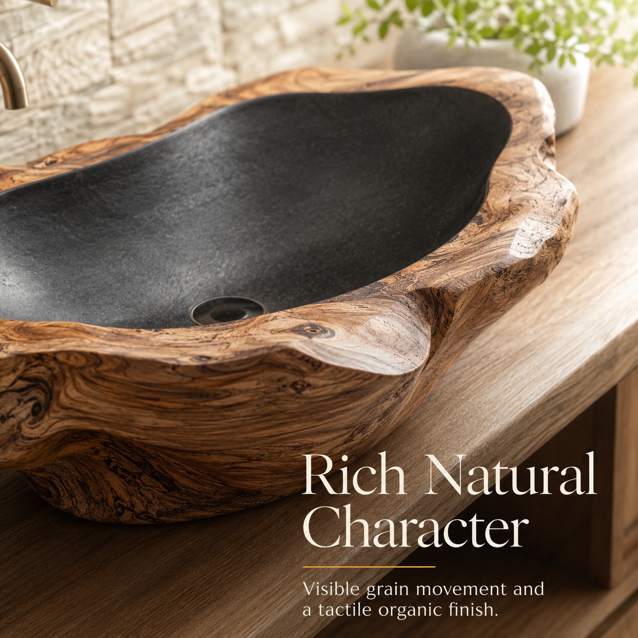 Elara Rounded Bathroom Sink - Design 125 - product image 09