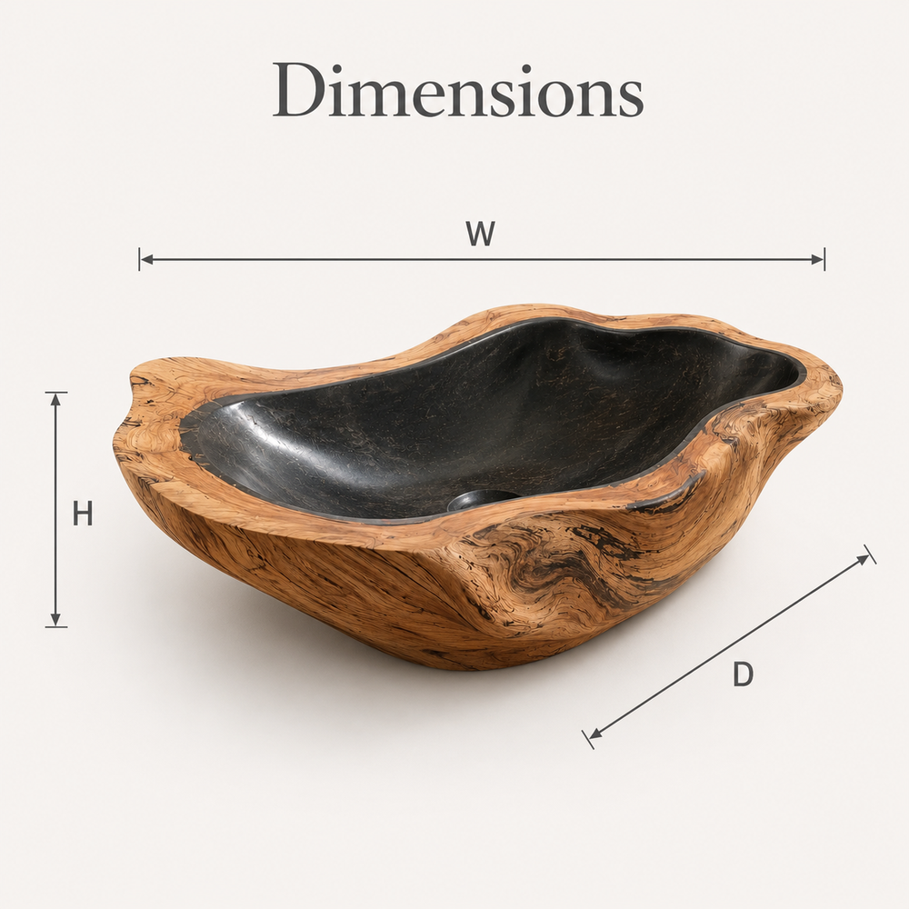 Nolan Warm Stone Vessel Sink - Design 127 - product image 07