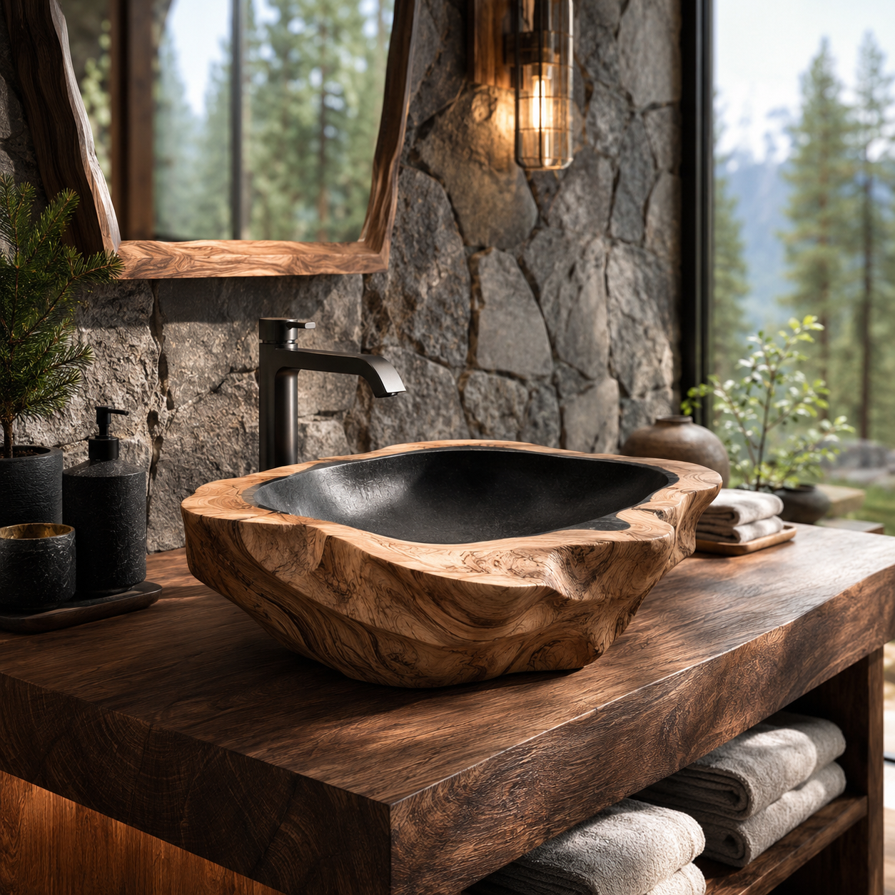 Liora Hand-Finished Vessel Sink - Design 128 - main view