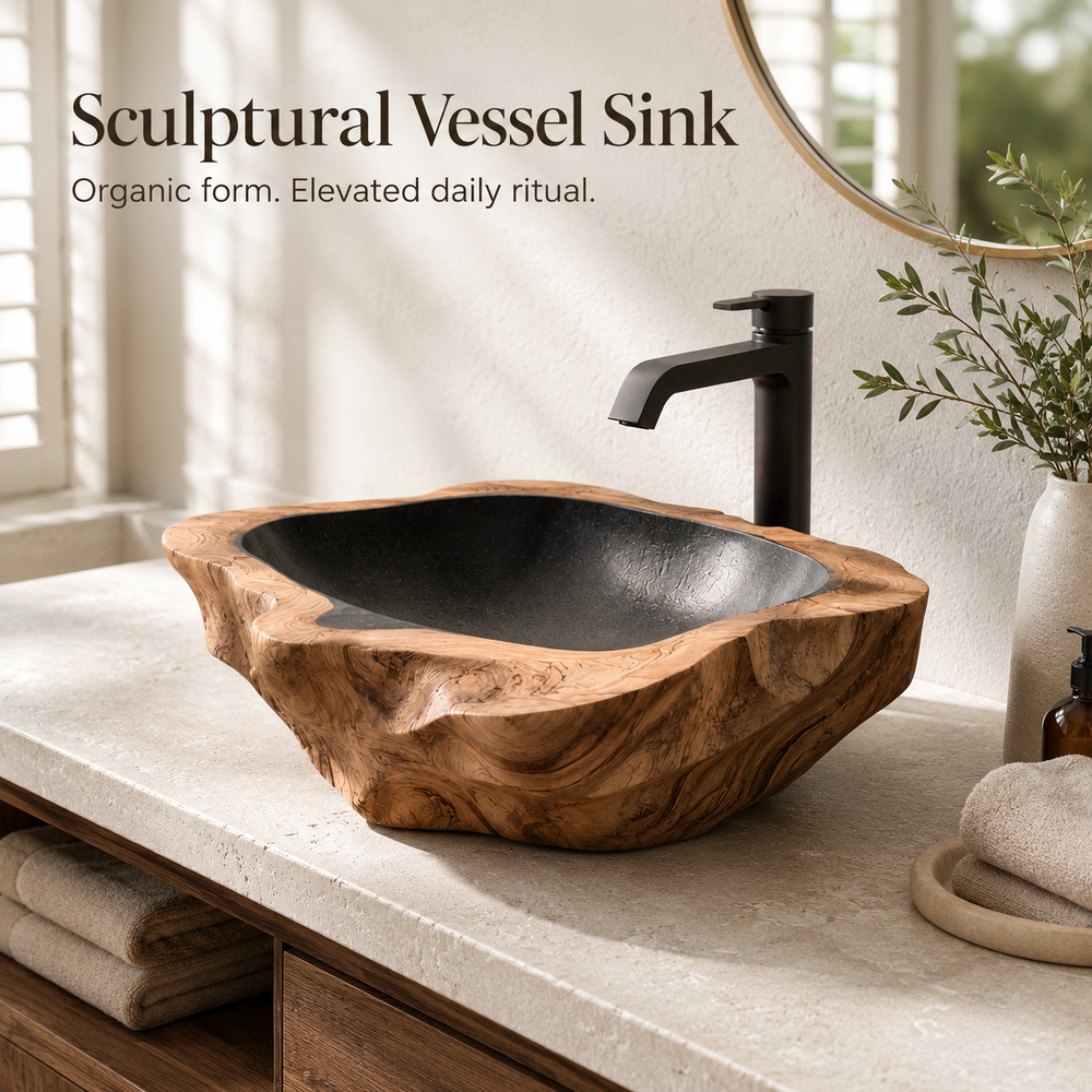 Liora Hand-Finished Vessel Sink - Design 128 - product image 02
