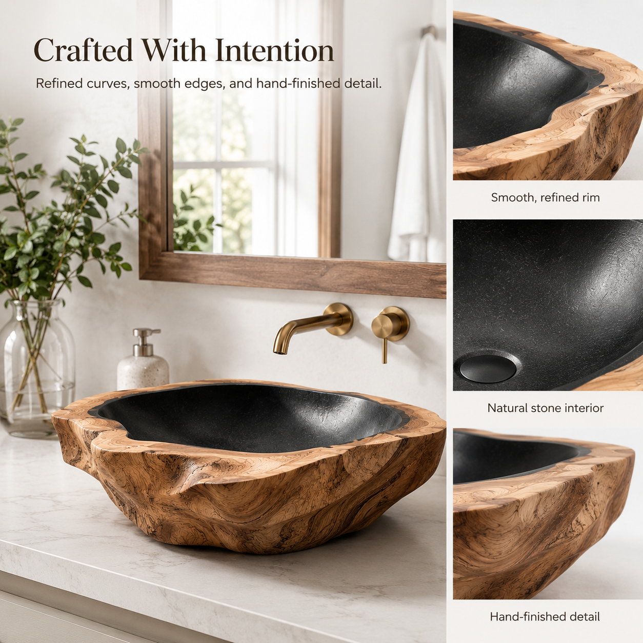 Liora Hand-Finished Vessel Sink - Design 128 - product image 05