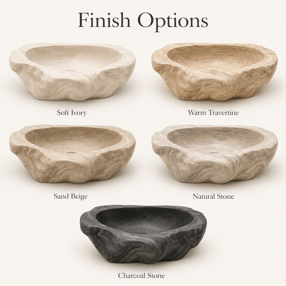 Arden Natural Stone Vessel Sink - Design 129 - product image 03