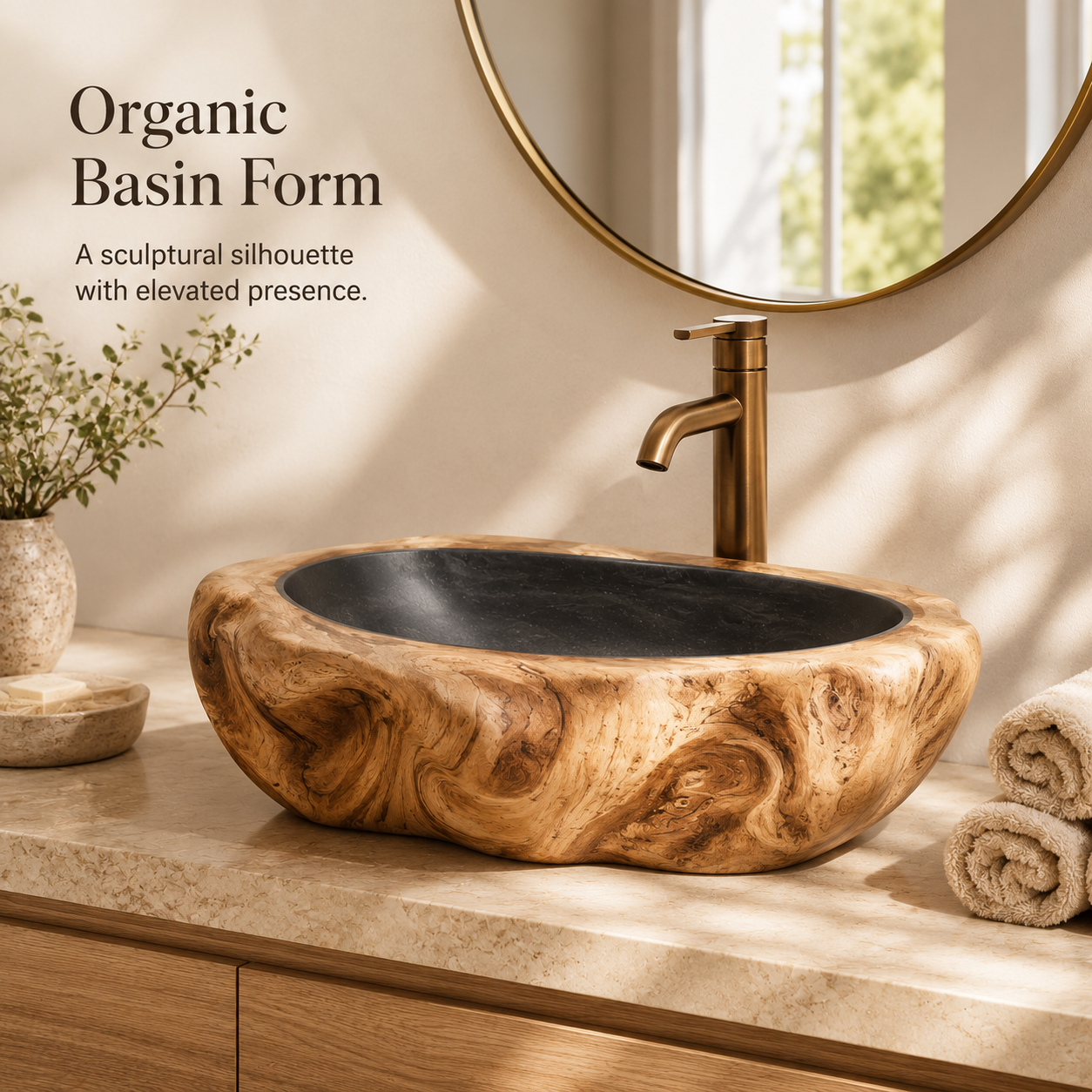 Arden Natural Stone Vessel Sink - Design 129 - product image 04