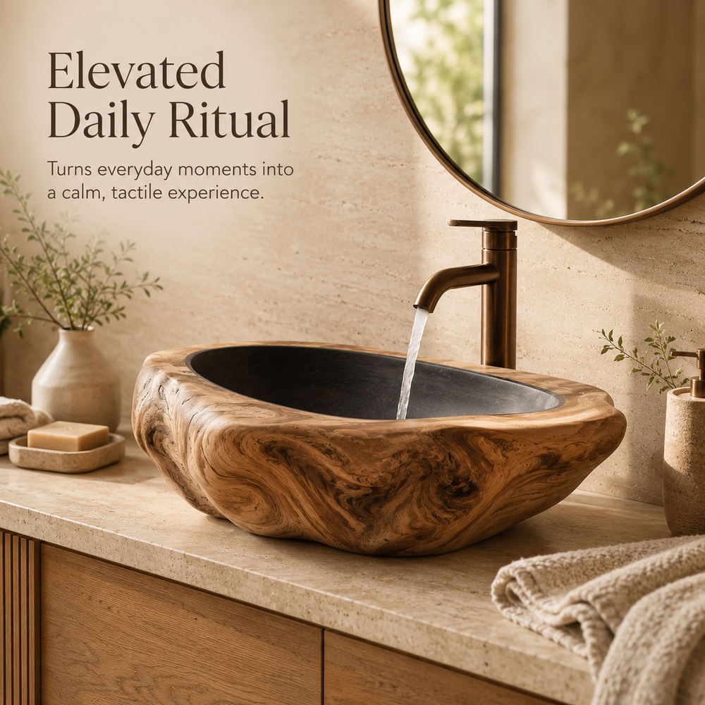Arden Natural Stone Vessel Sink - Design 129 - product image 11