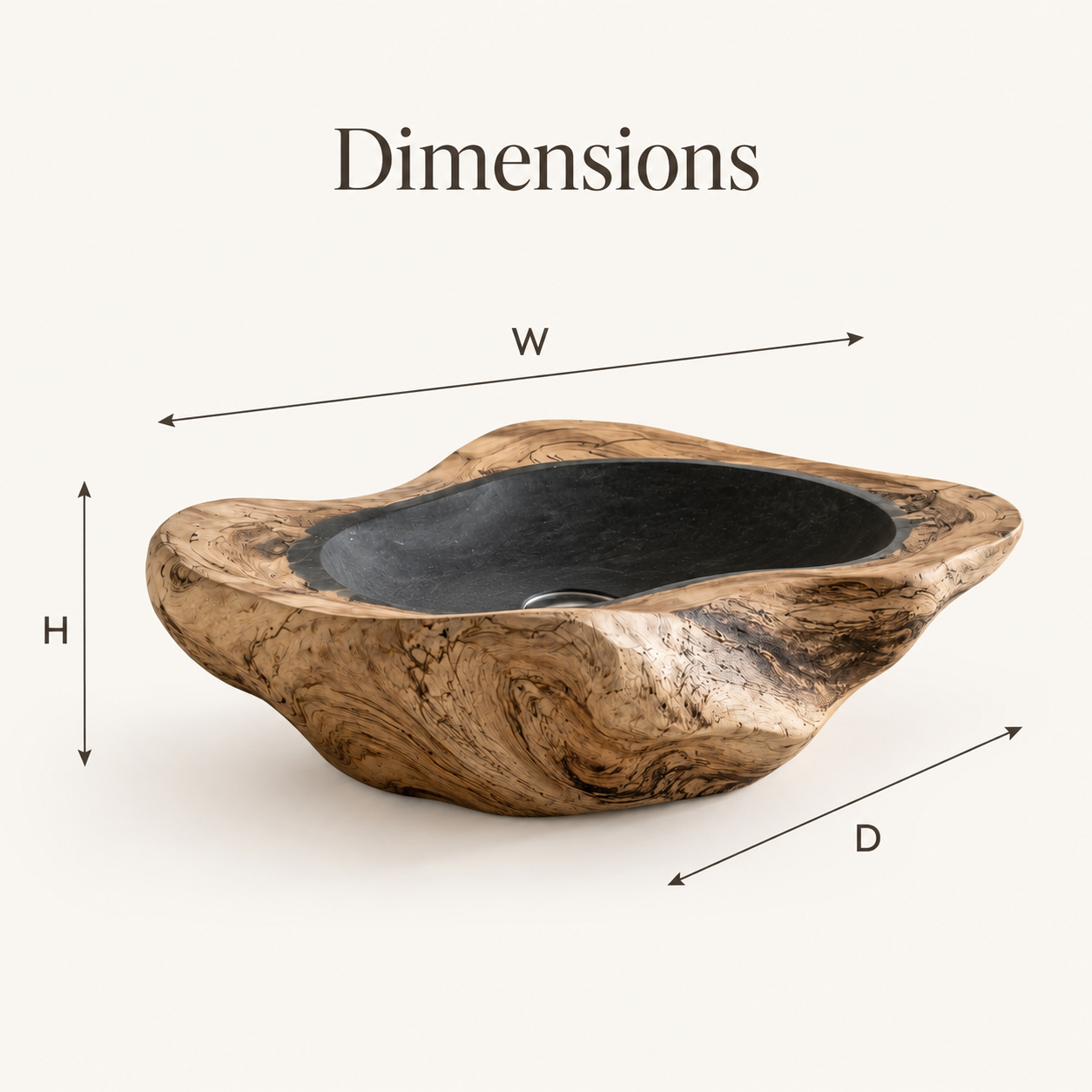 Mira Sculptural Bathroom Vessel Sink - Design 130 - product image 08