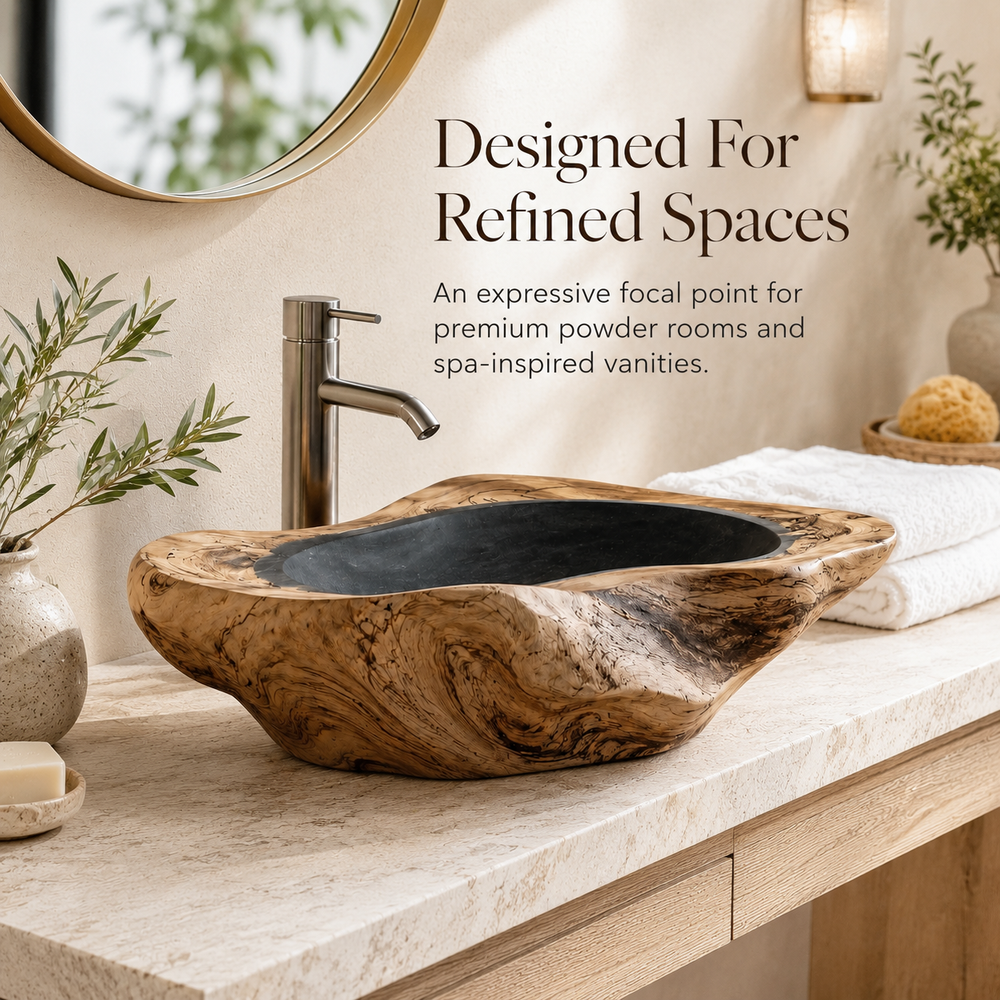 Mira Sculptural Bathroom Vessel Sink - Design 130 - product image 10