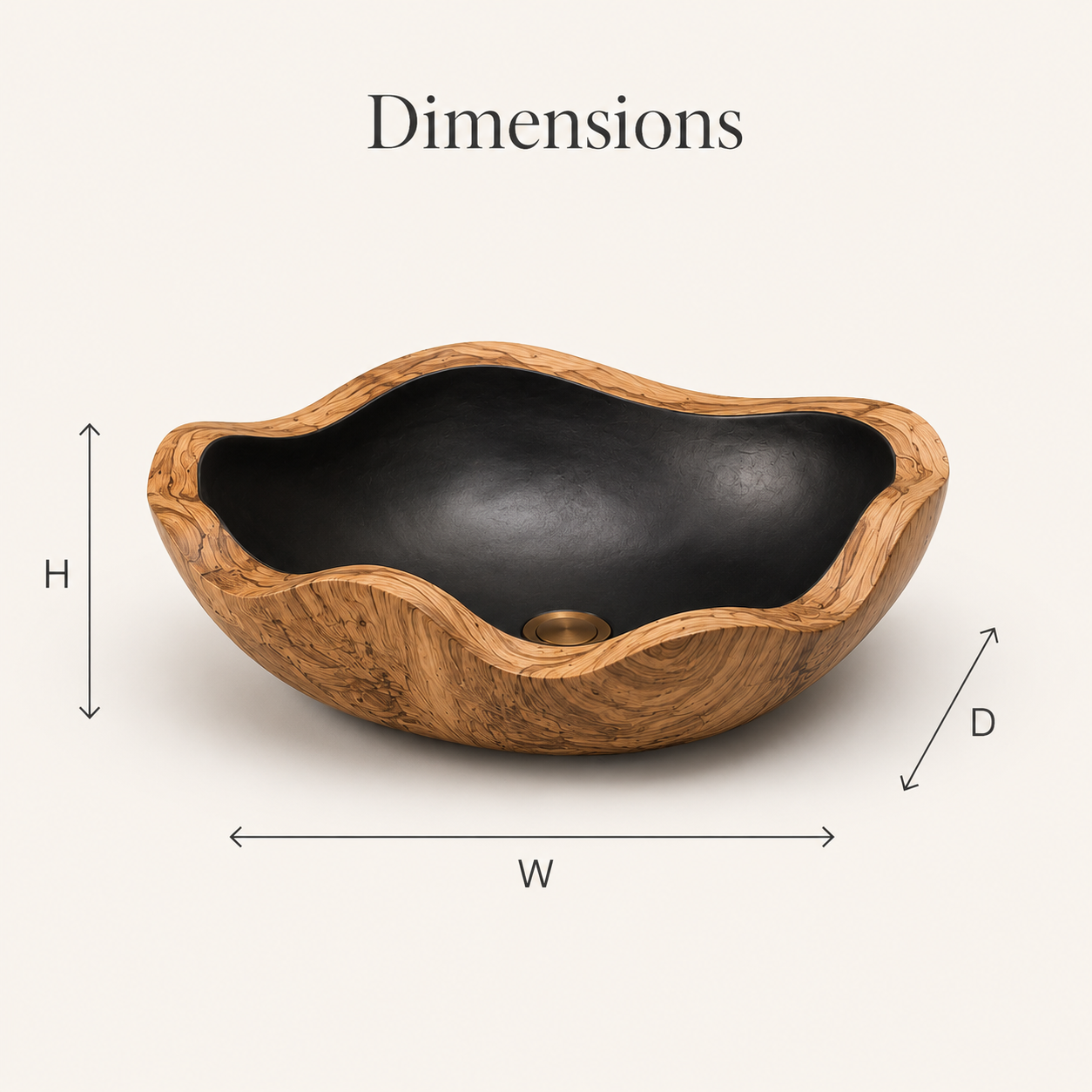 Calder Organic Modern Vessel Sink - Design 131 - product image 03