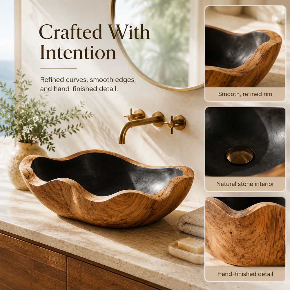 Calder Organic Modern Vessel Sink - Design 131 - product image 04