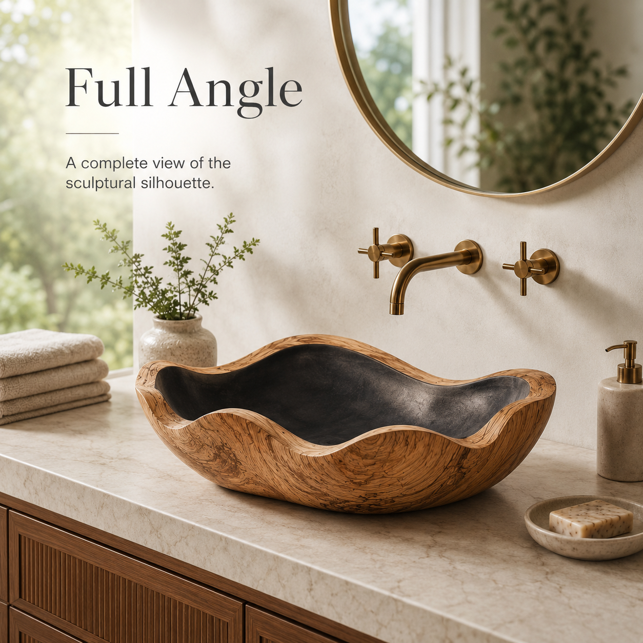 Calder Organic Modern Vessel Sink - Design 131 - product image 07