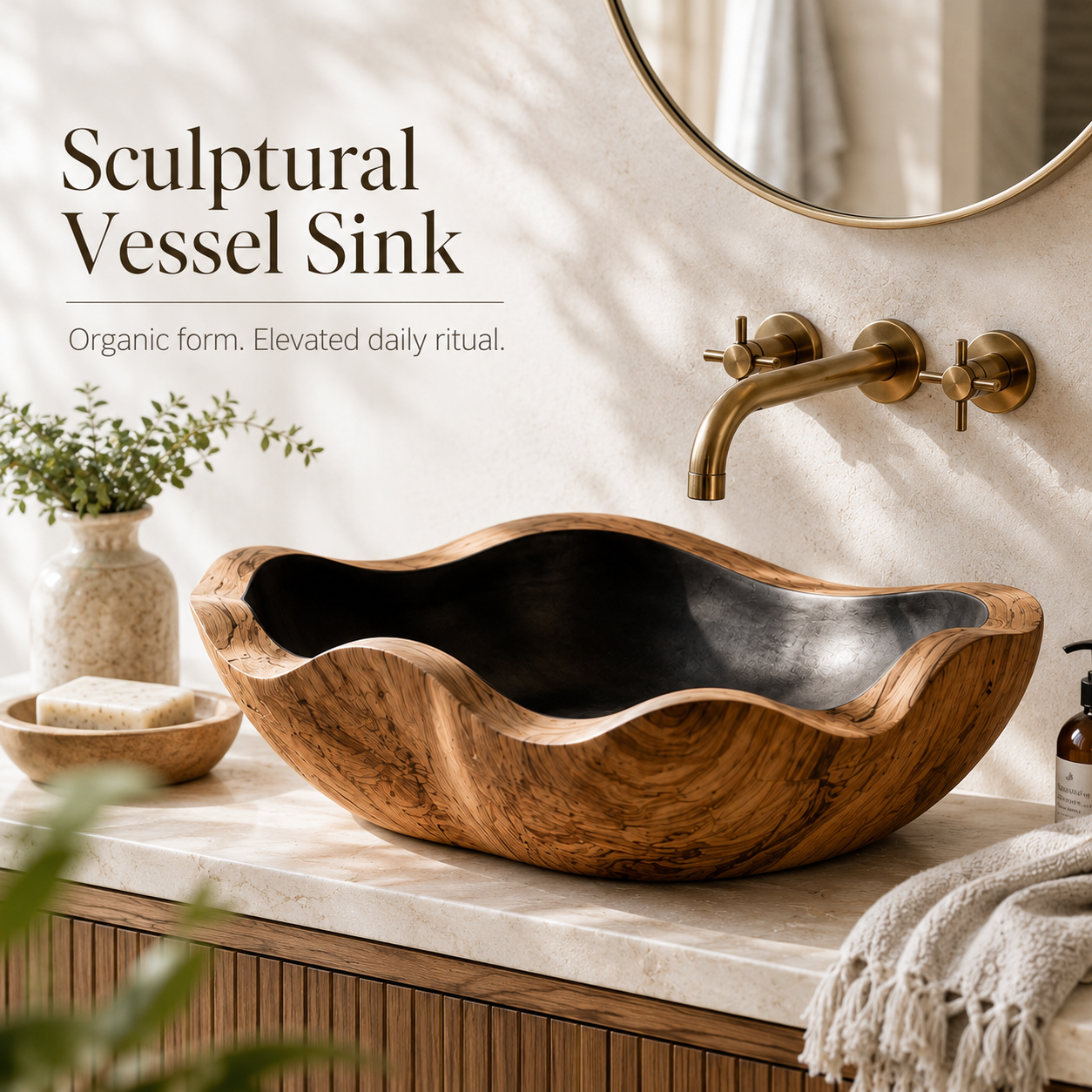 Calder Organic Modern Vessel Sink - Design 131 - product image 08