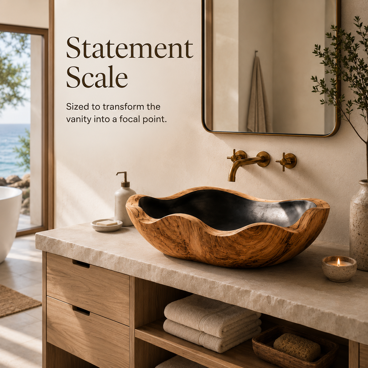 Calder Organic Modern Vessel Sink - Design 131 - product image 09