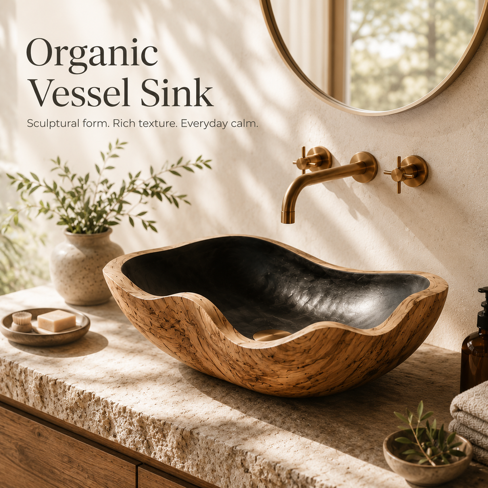 Soren Stone Vanity Vessel Sink - Design 132 - product image 02