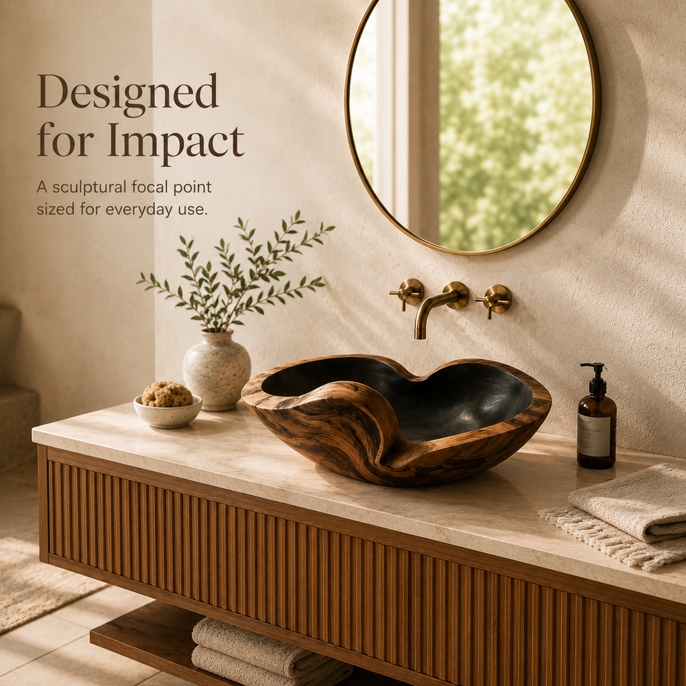 Elara Rounded Bathroom Sink - Design 133 - product image 08