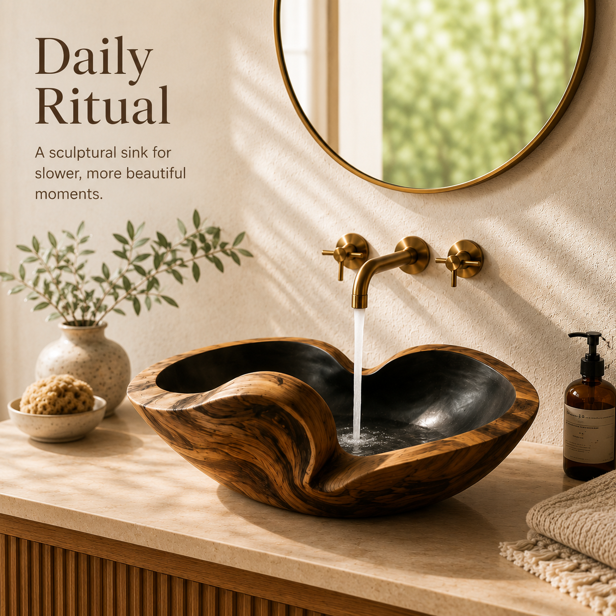 Elara Rounded Bathroom Sink - Design 133 - product image 11