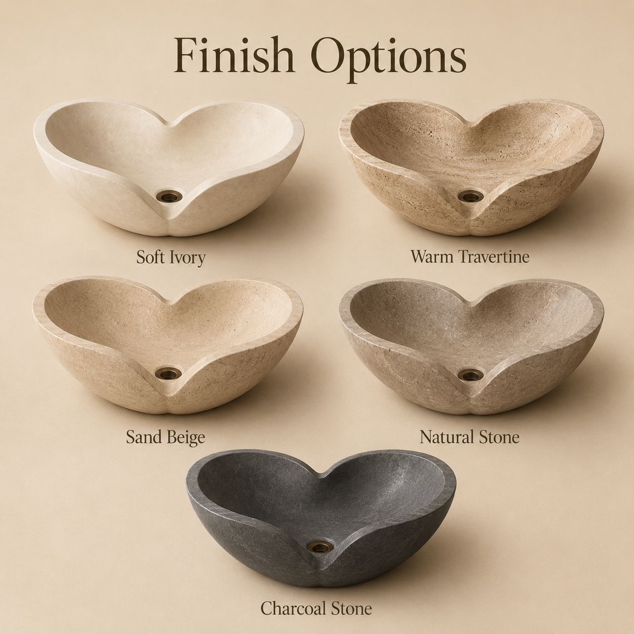 Nolan Warm Stone Vessel Sink - Design 135 - product image 11