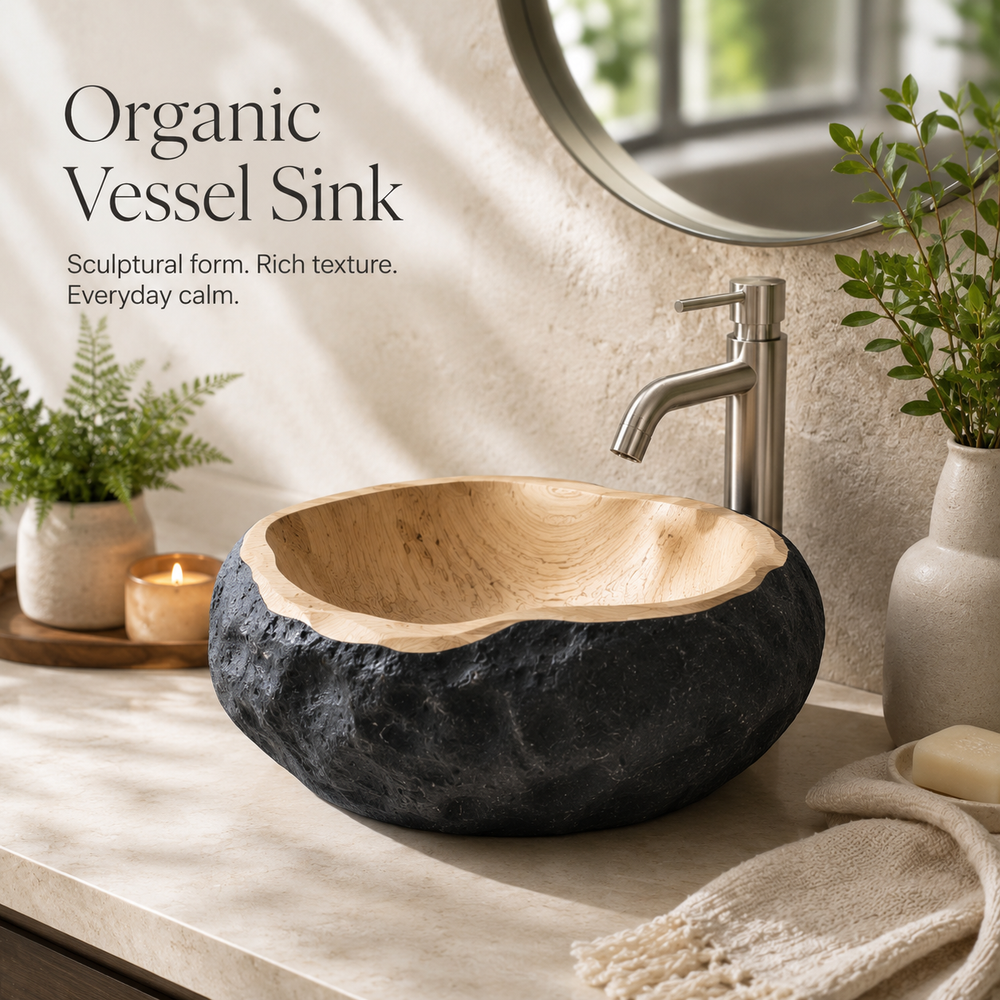 Liora Hand-Finished Vessel Sink - Design 136 - product image 02