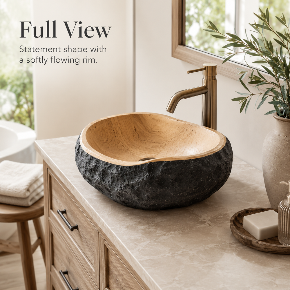 Liora Hand-Finished Vessel Sink - Design 136 - product image 03