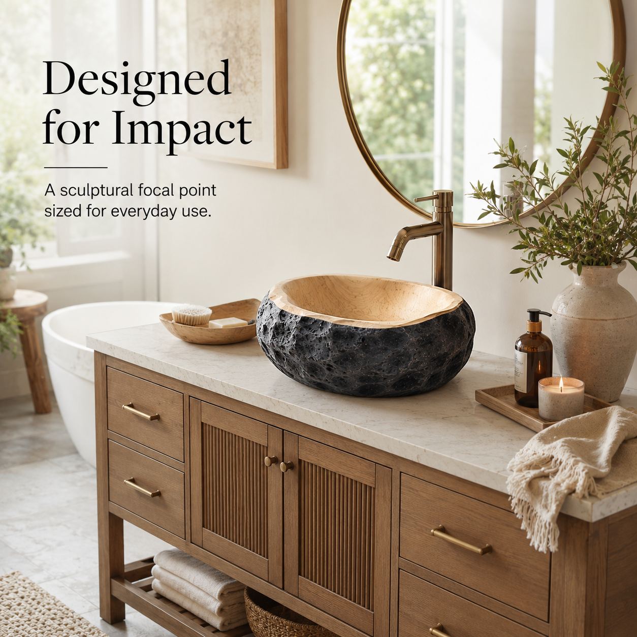 Liora Hand-Finished Vessel Sink - Design 136 - product image 04