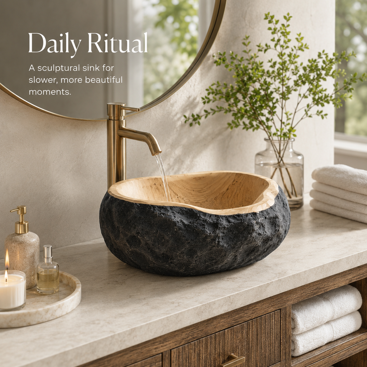 Liora Hand-Finished Vessel Sink - Design 136 - product image 07
