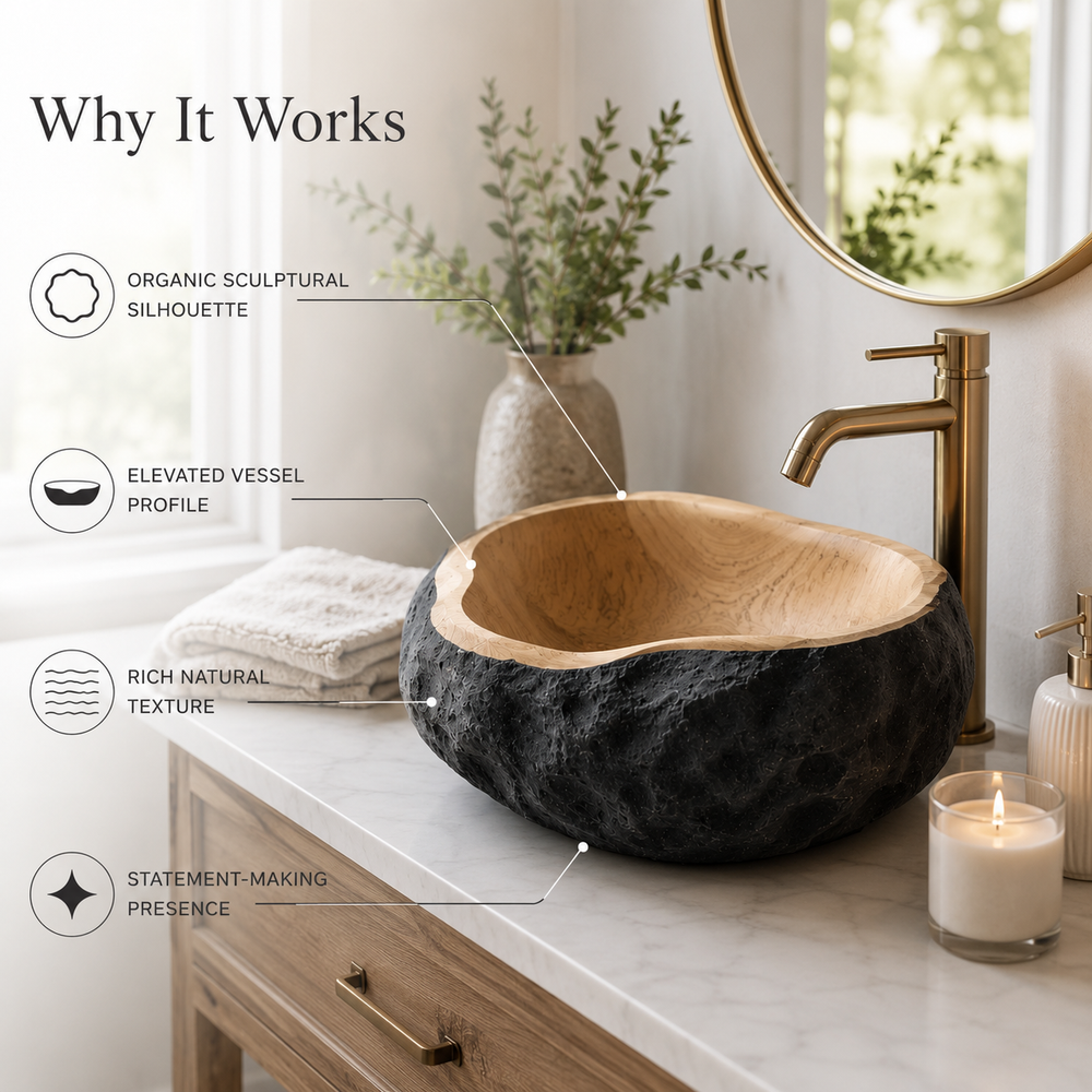Liora Hand-Finished Vessel Sink - Design 136 - product image 09