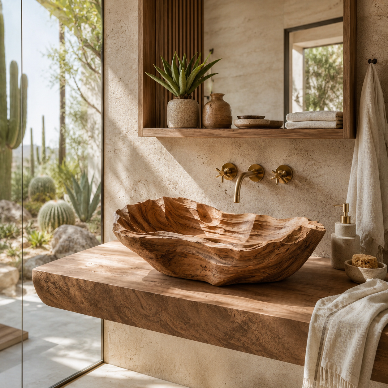 Arden Natural Stone Vessel Sink - Design 137 - main view
