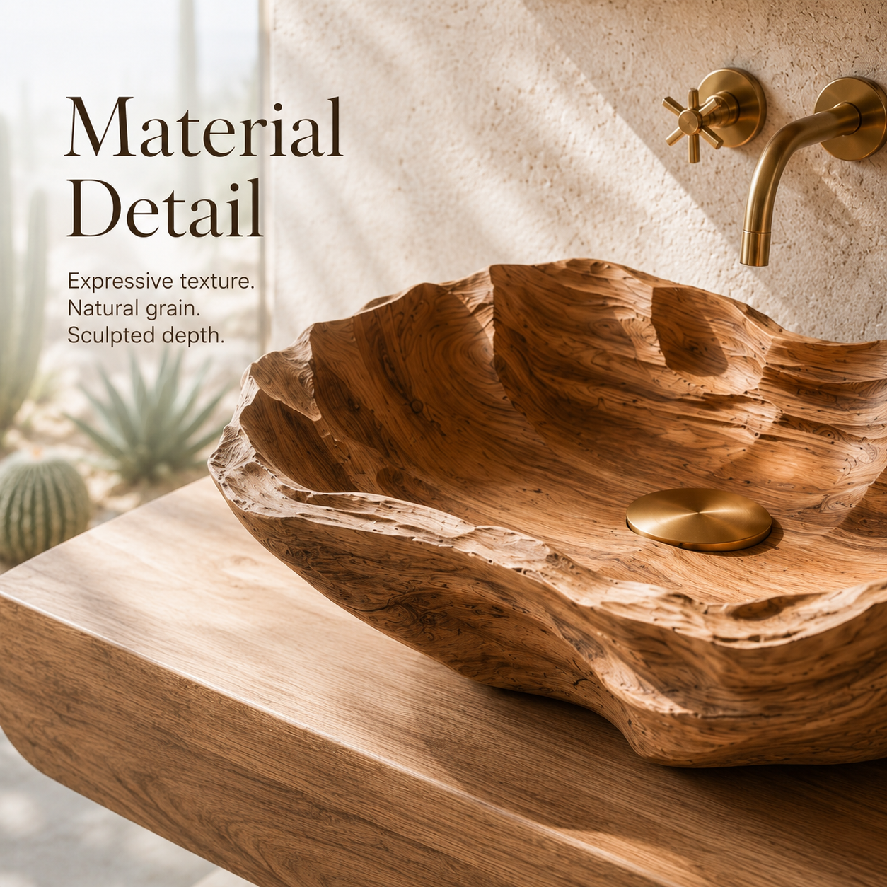 Arden Natural Stone Vessel Sink - Design 137 - product image 05
