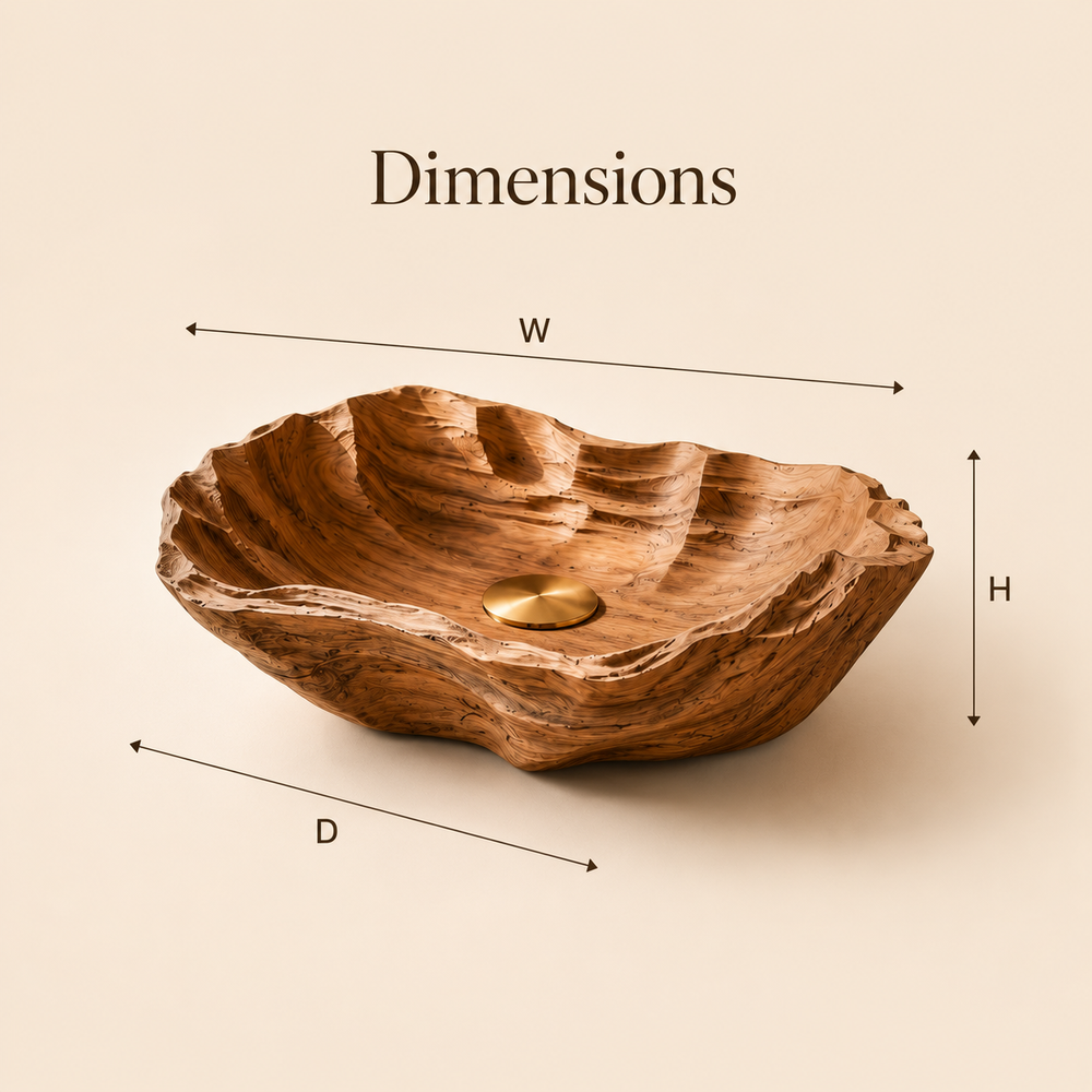 Arden Natural Stone Vessel Sink - Design 137 - product image 08