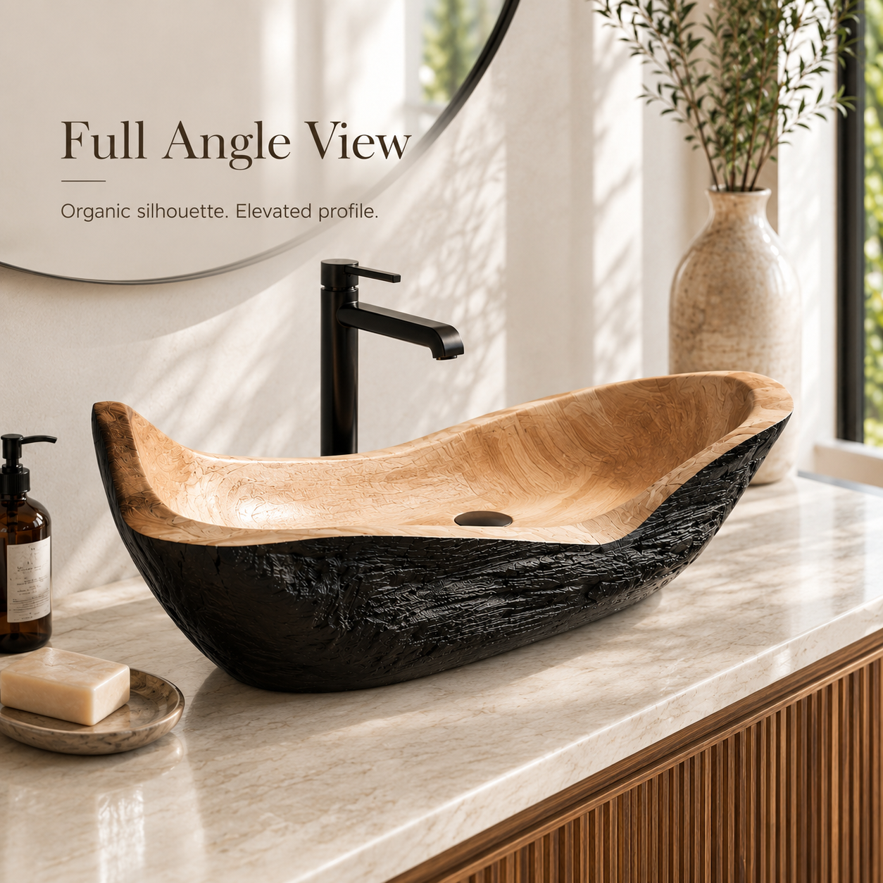 Calder Organic Modern Vessel Sink - Design 139 - product image 03