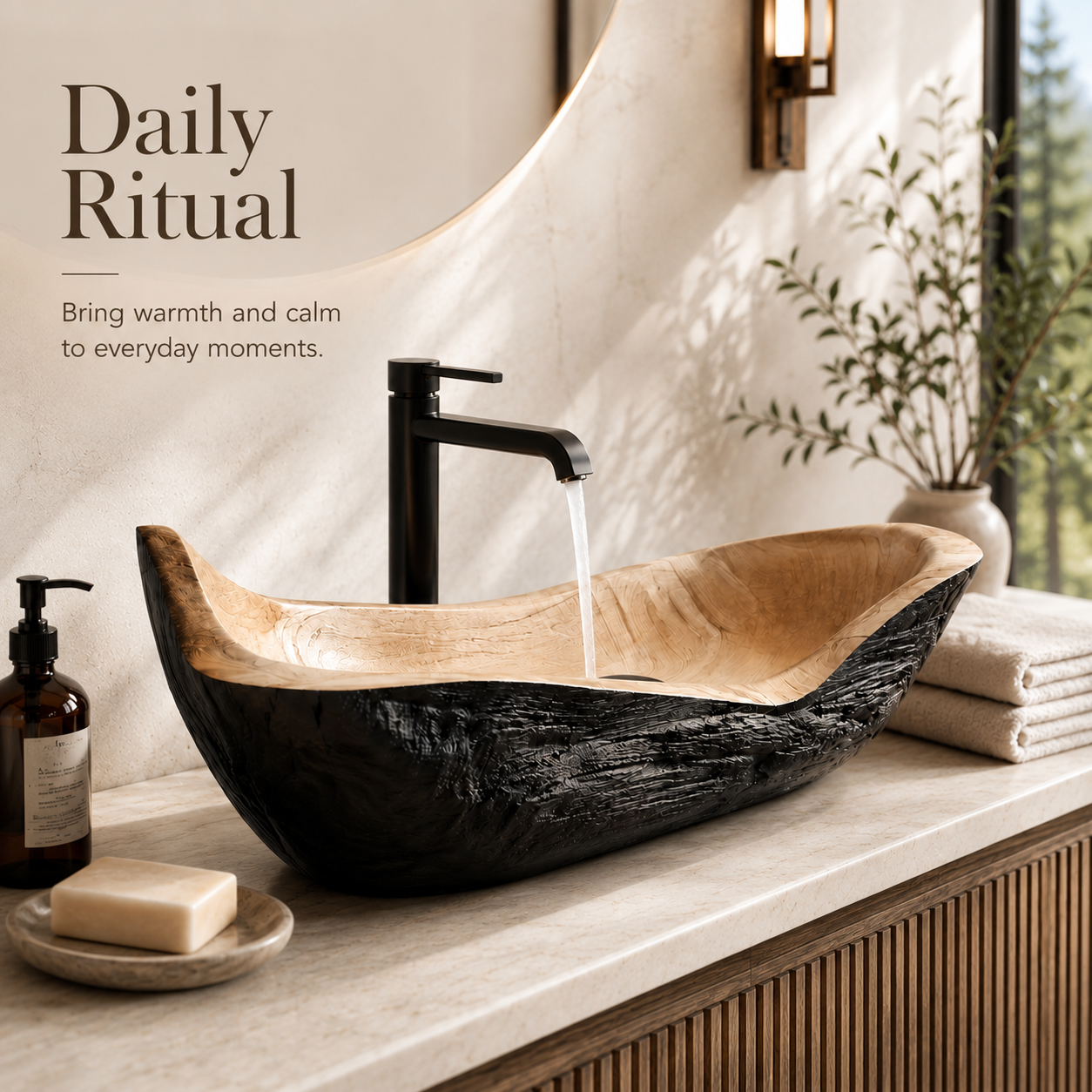 Calder Organic Modern Vessel Sink - Design 139 - product image 07