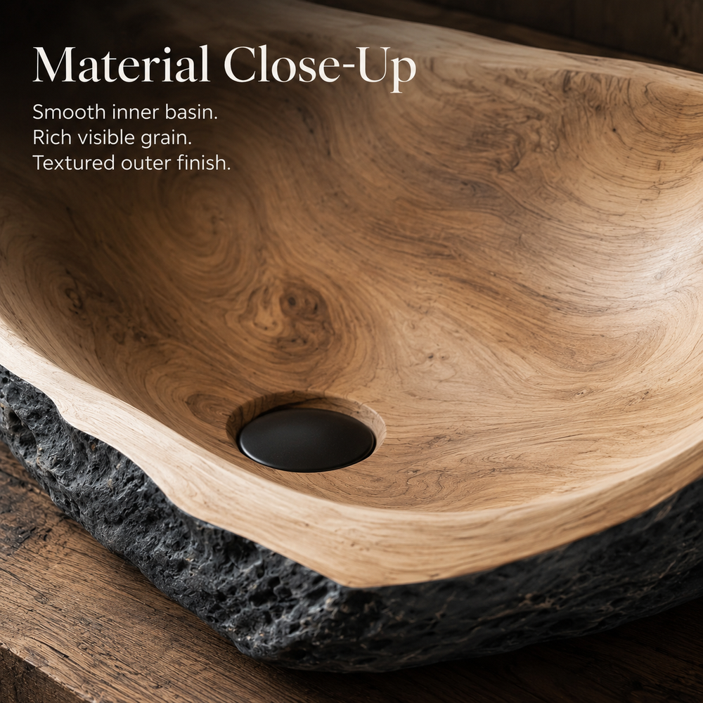 Soren Stone Vanity Vessel Sink - Design 140 - product image 05