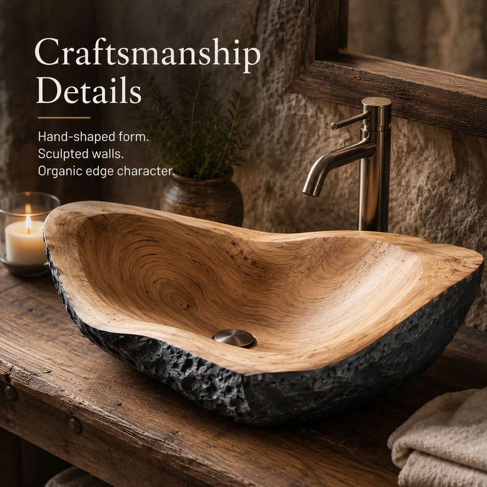 Soren Stone Vanity Vessel Sink - Design 140 - product image 06