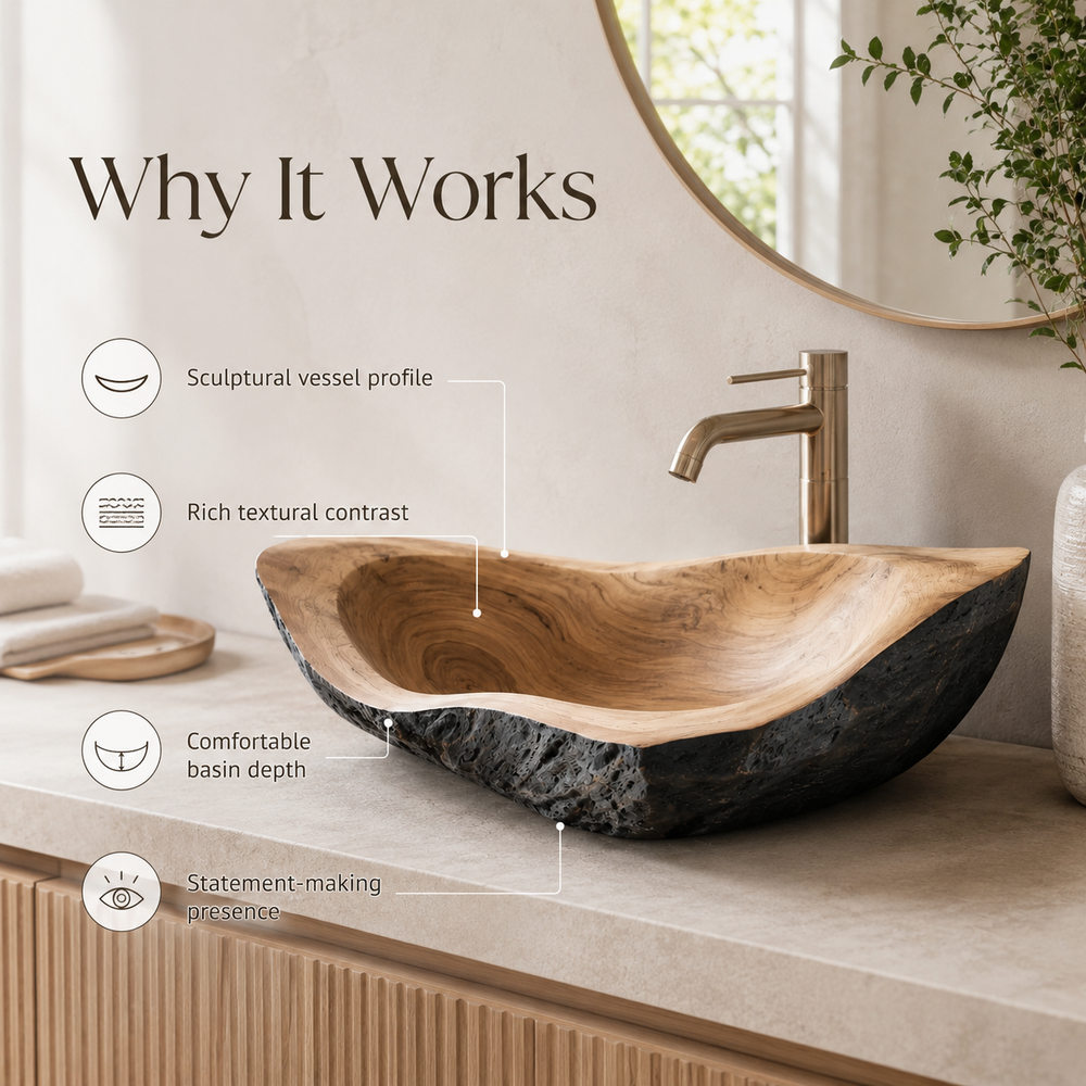 Soren Stone Vanity Vessel Sink - Design 140 - product image 09