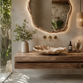 Elara Rounded Bathroom Sink - Design 141 - main view