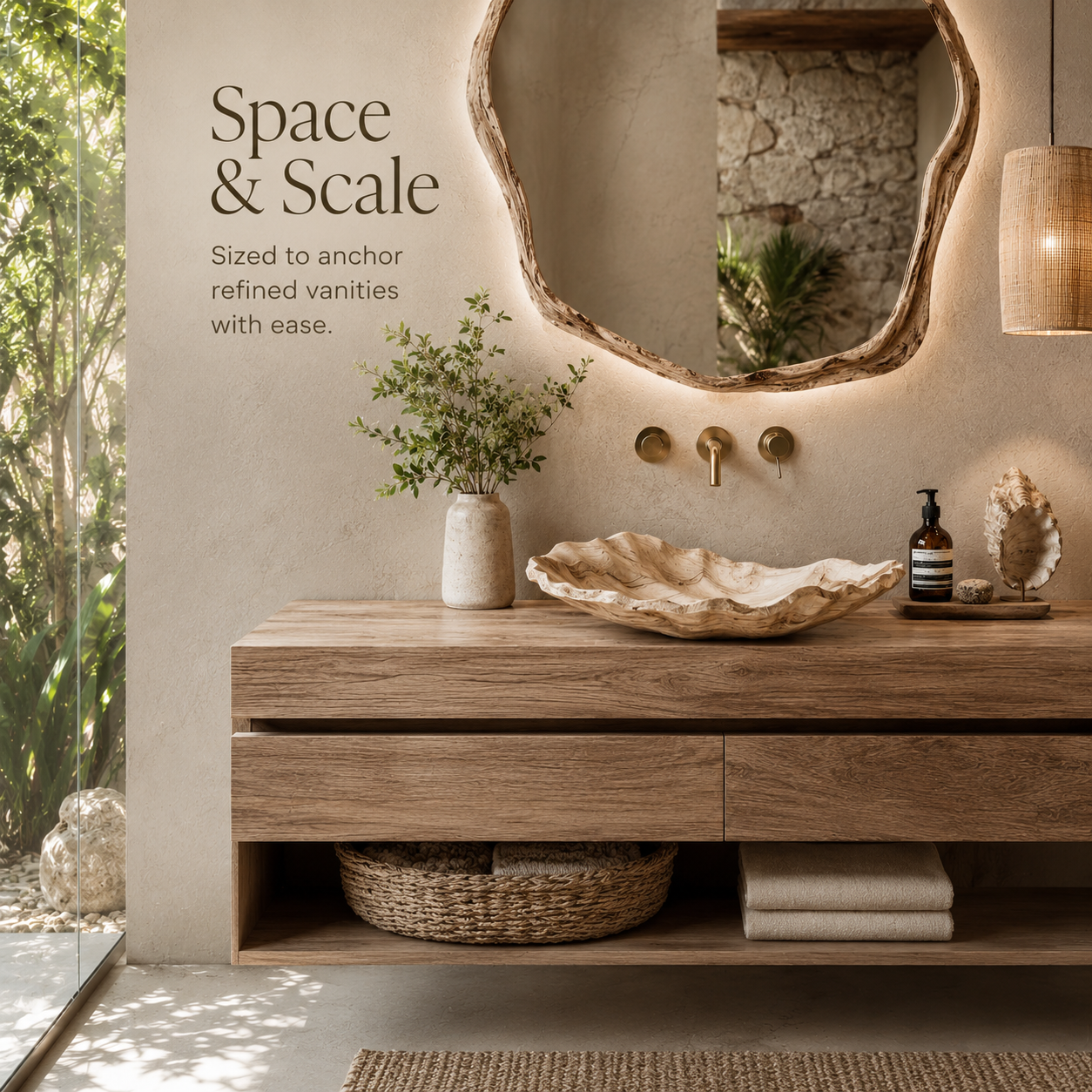 Elara Rounded Bathroom Sink - Design 141 - product image 04