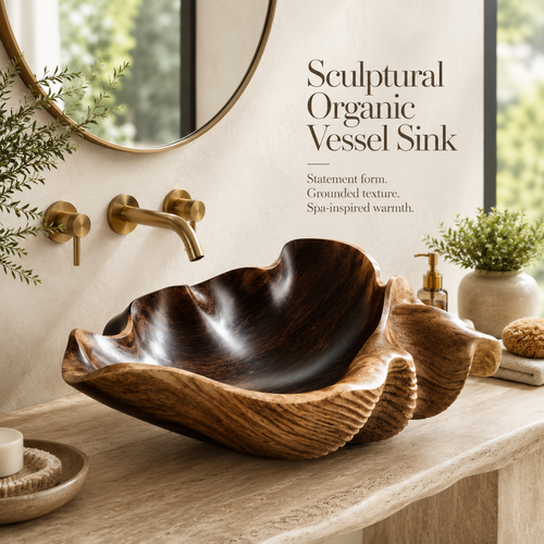 Liora Hand-Finished Vessel Sink - Design 144 - product image 02