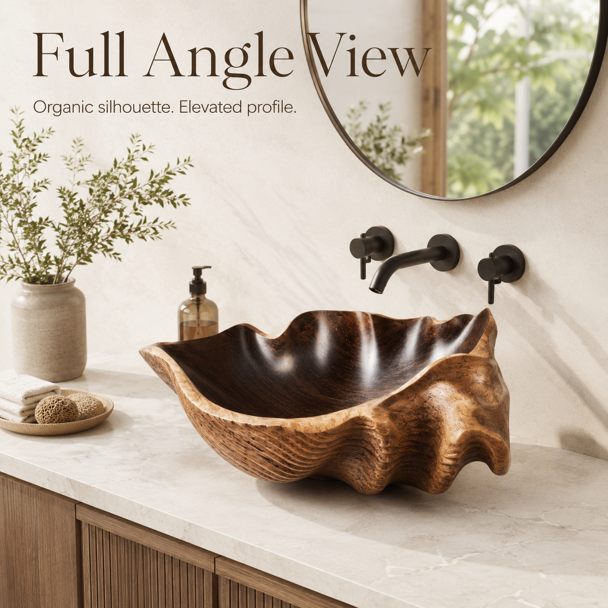 Liora Hand-Finished Vessel Sink - Design 144 - product image 03