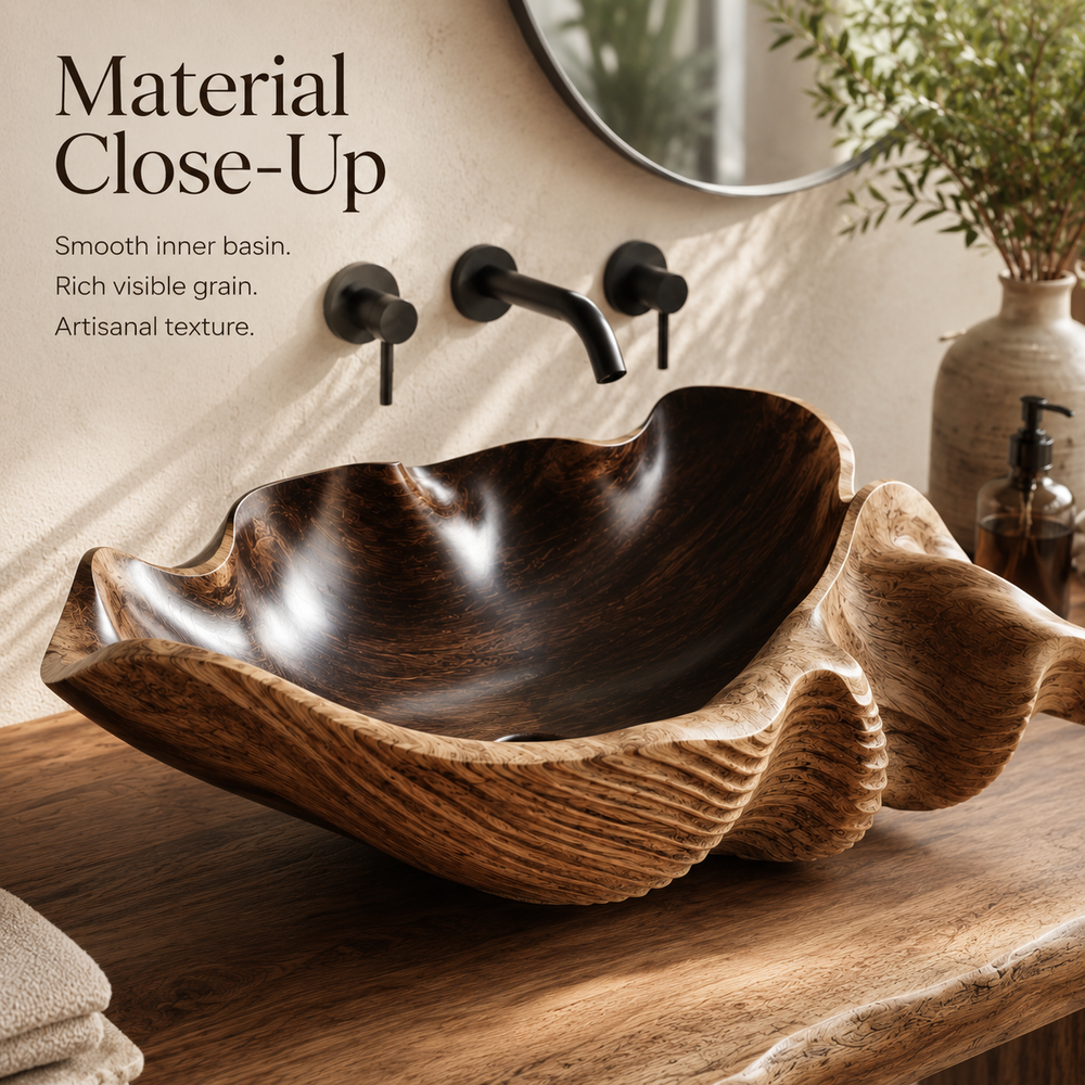 Liora Hand-Finished Vessel Sink - Design 144 - product image 05