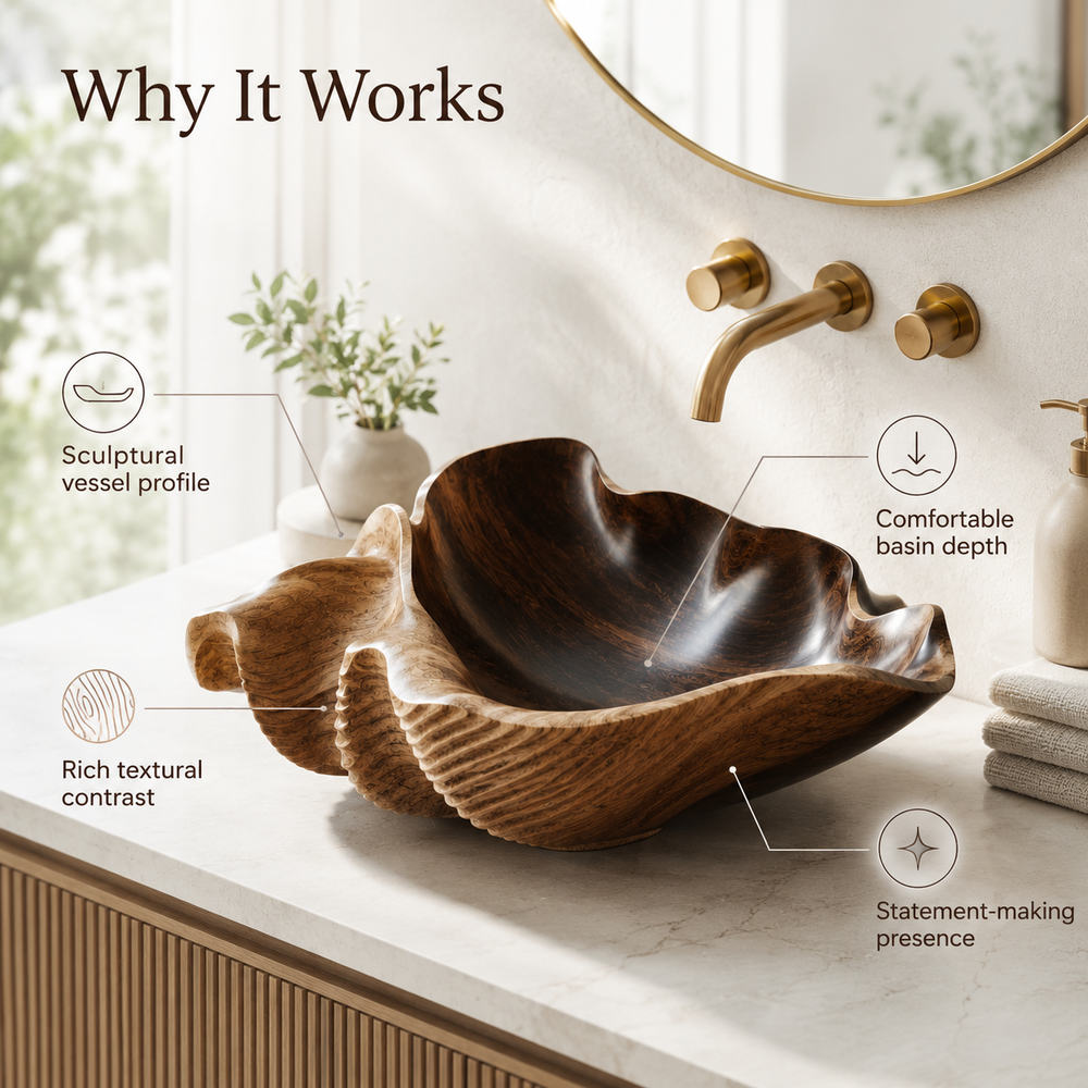Liora Hand-Finished Vessel Sink - Design 144 - product image 09