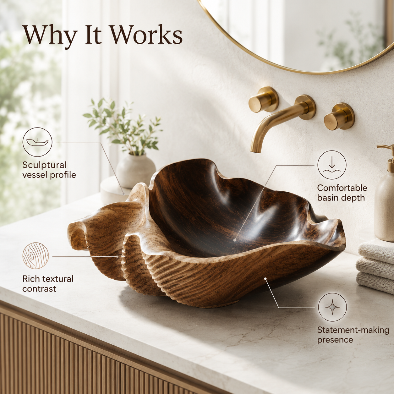 Liora Hand-Finished Vessel Sink - Design 144 - product image 09