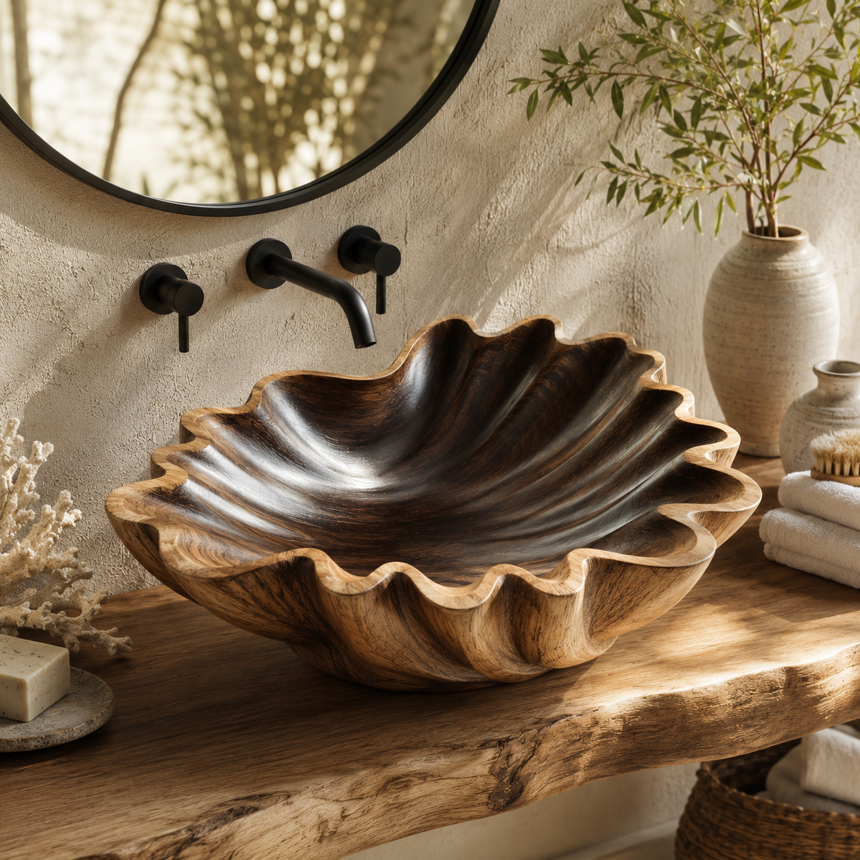 Arden Natural Stone Vessel Sink - Design 145 - main view