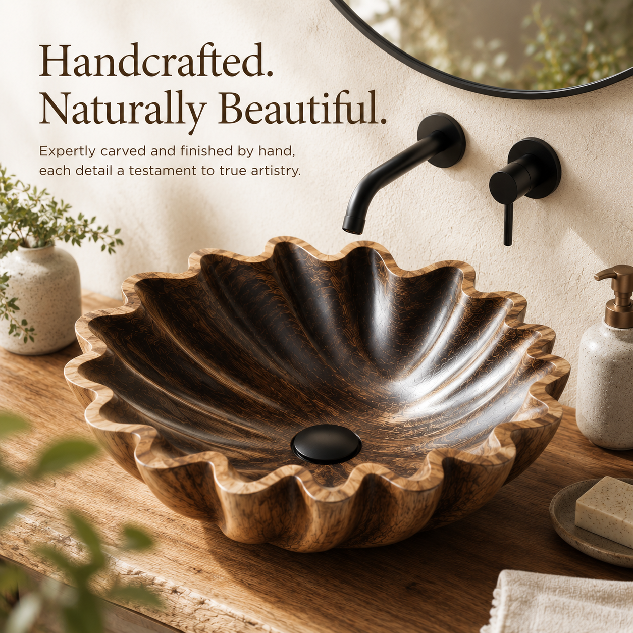 Arden Natural Stone Vessel Sink - Design 145 - product image 06