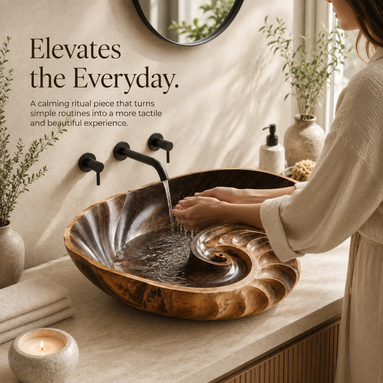 Calder Organic Modern Vessel Sink - Design 147 - product image 07