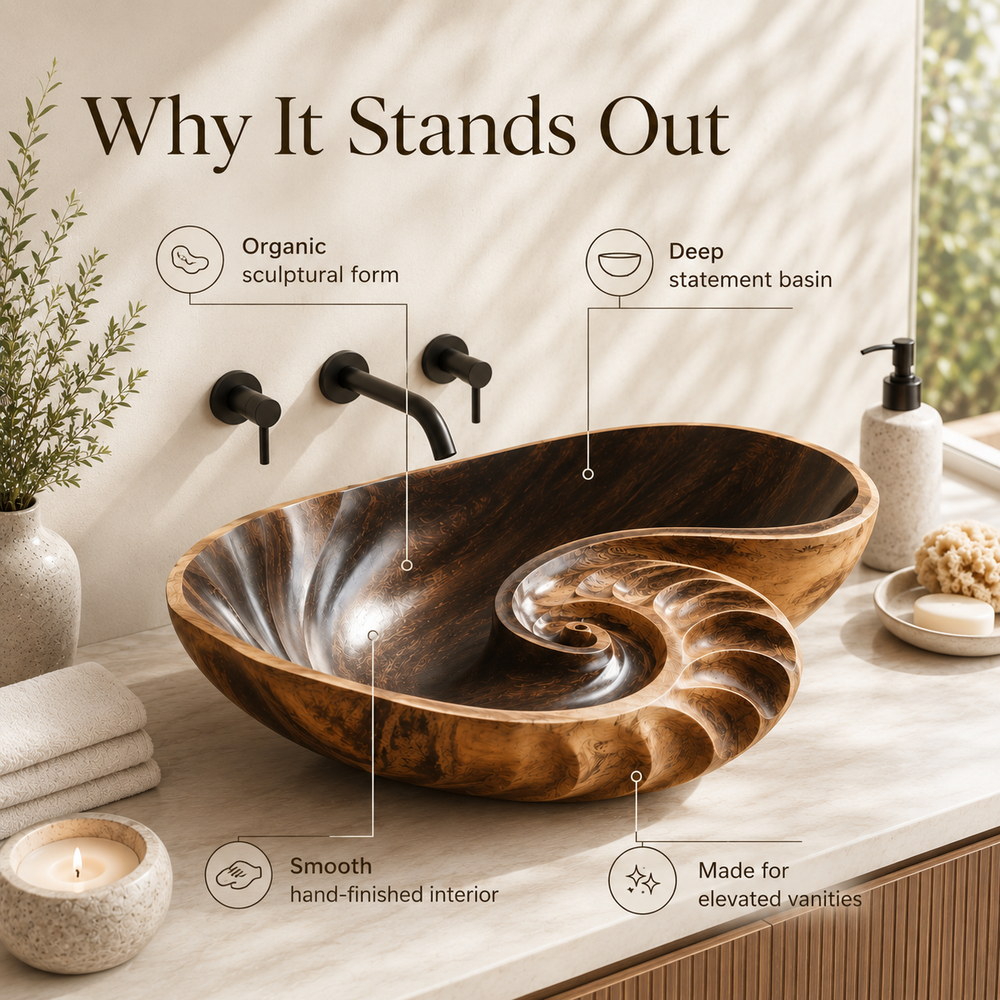 Calder Organic Modern Vessel Sink - Design 147 - product image 09