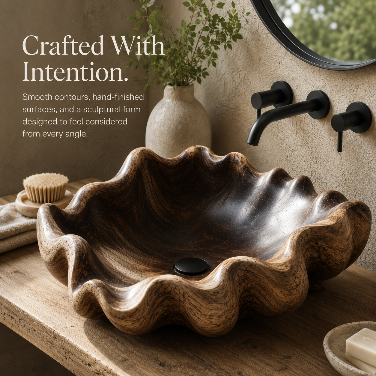 Soren Stone Vanity Vessel Sink - Design 148 - product image 06
